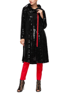 IC Collection Red Point Mosaic Jacket-7198J