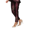 IC Collection Metallic Geo Slim Pant-7215P