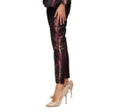 IC Collection Metallic Geo Slim Pant-7215P