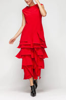 IC Collection Ruffle Statement Jumpsuit-7224JS