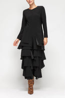 IC Collection Layered Ruffle Jumpsuit-7232JS