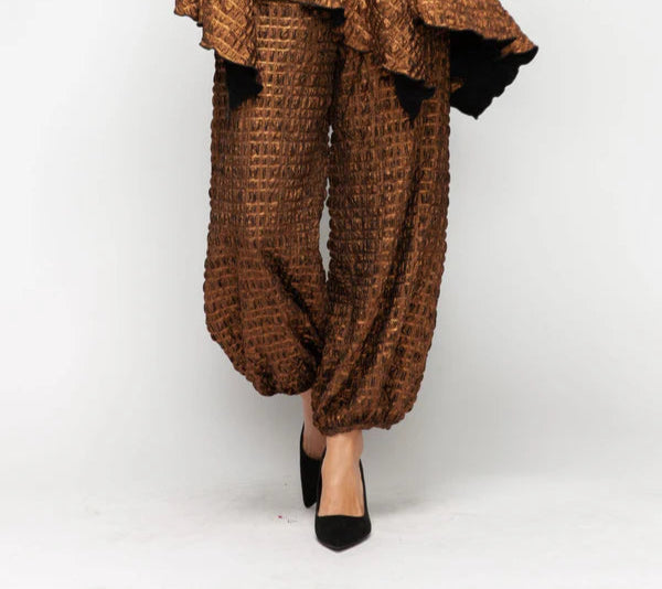 IC Collection Textured  Balloon Pants-7180P