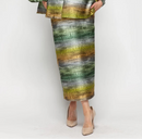 IC Collection Metallic Skirt-7242S-GRN
