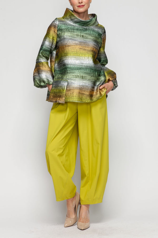 IC Collection  Bubble Sleeve Tops-7245T