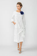 IC Collection Crackle Long Sleeve Dress-7256D