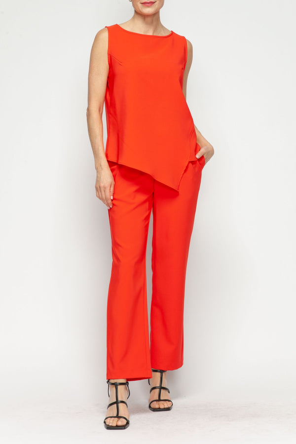 IC Collection Asymmetrical Sleeveless Top-7274T