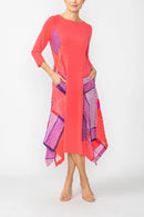 IC Collection Color Block Dress 7285D