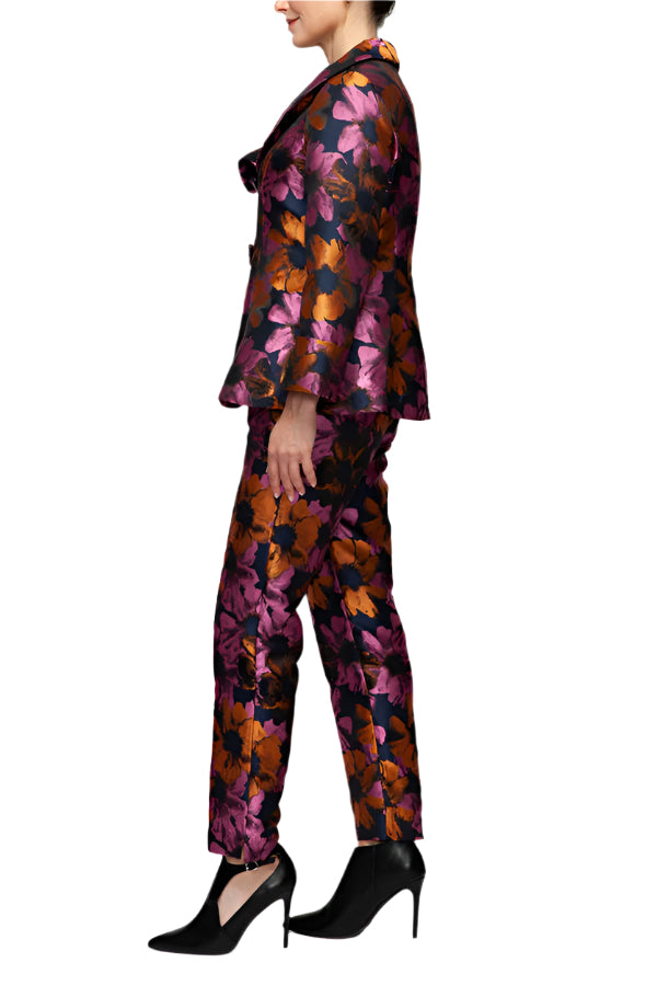 IC Collection Floral Print Pants-7551P