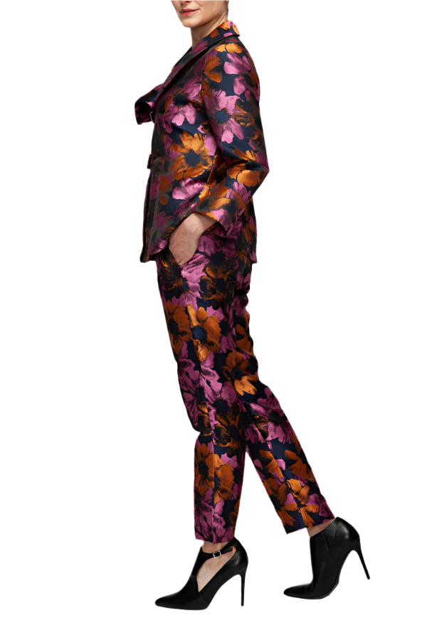 IC Collection Floral Print Pants-7551P