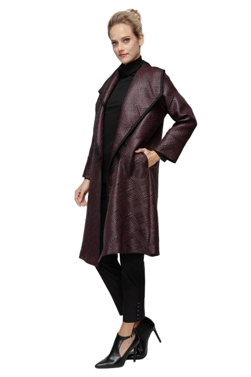 IC Collection Bordeaux Eclipse Coat-7343J