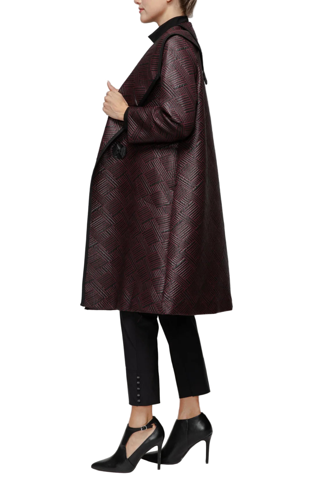IC Collection Bordeaux Eclipse Coat-7343J