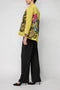 IC Collection One Button Floral Jacket-7385J