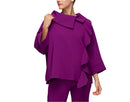 IC Collection Ruffle Trim Top-7417T