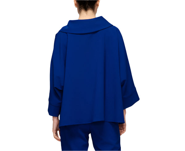 IC Collection Ruffle Trim Top-7417T