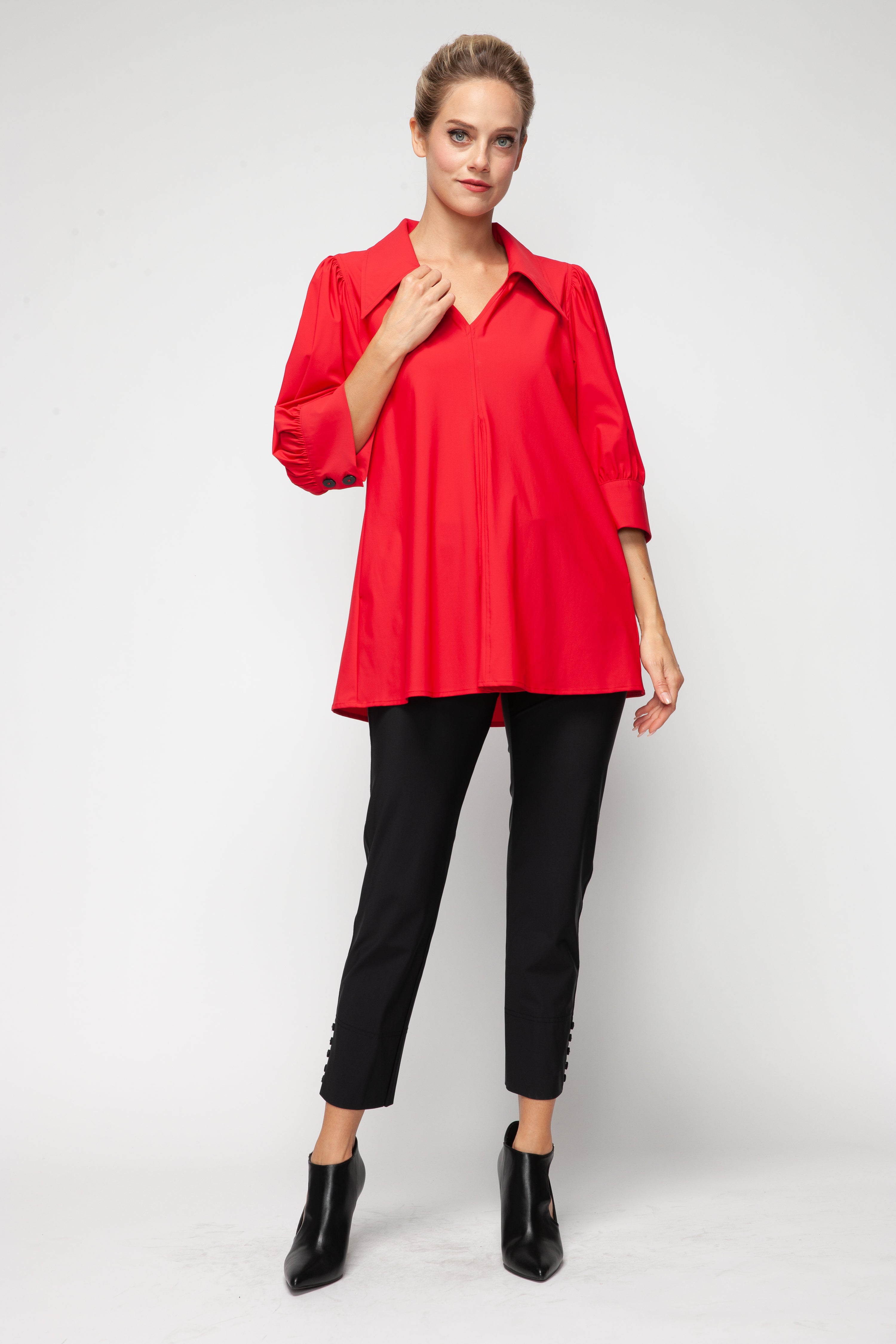 IC Collection Puff Sleeve Top-7428T