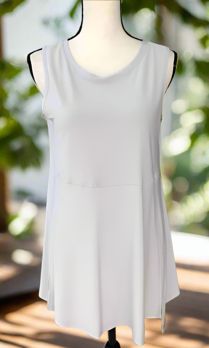 BY J.J Sleeveless Reversible Round or V Neck Tank-JJ-IT108