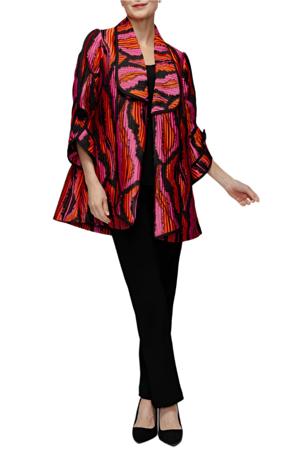 IC Collection Contrast Accent Jacket-7523J