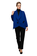 IC Collection Crescent Drape Jacket-7541J