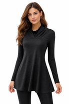 Kozan Paint Dua Tunic VG-4299 Stretch - Women's Designer Tunic Top | Unique Apparel USA