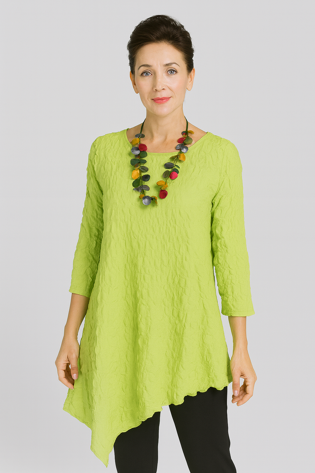 IC Collection Pucker Knit Tunic-IC-4185T