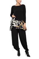 IC Collection Contrast Print Pocket Tunic-7570T
