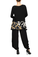 IC Collection Contrast Print Pocket Tunic-7570T