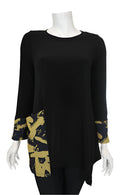 IC Collection Asymmetric Pocket Detail Top-7584T