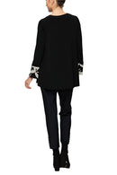 IC Collection Asymmetric Pocket Detail Top-7584T