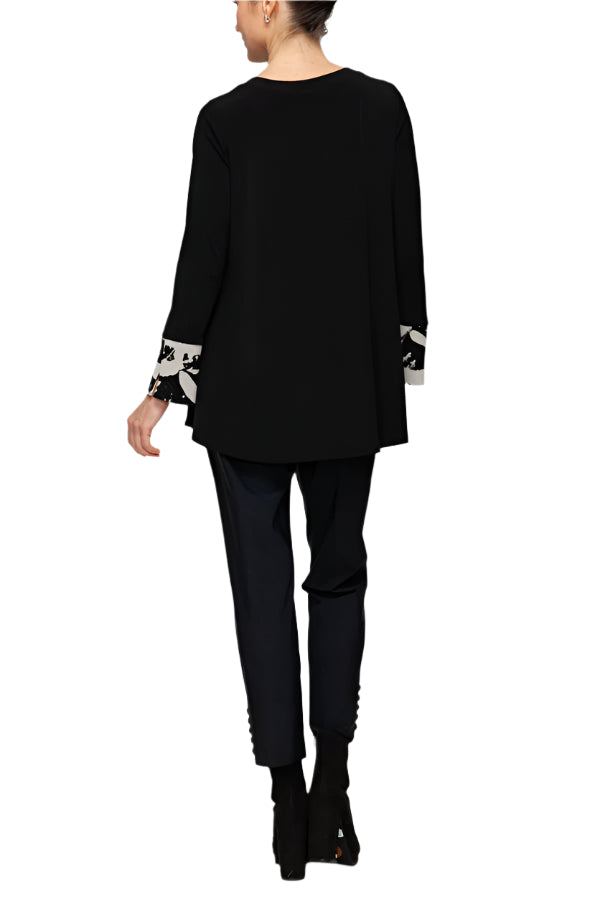 IC Collection Asymmetric Pocket Detail Top-7584T