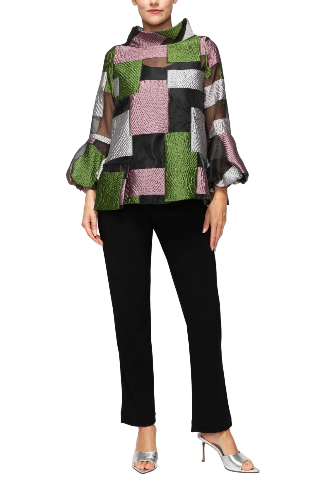 IC Collection Verona Mosaic Top-7596T