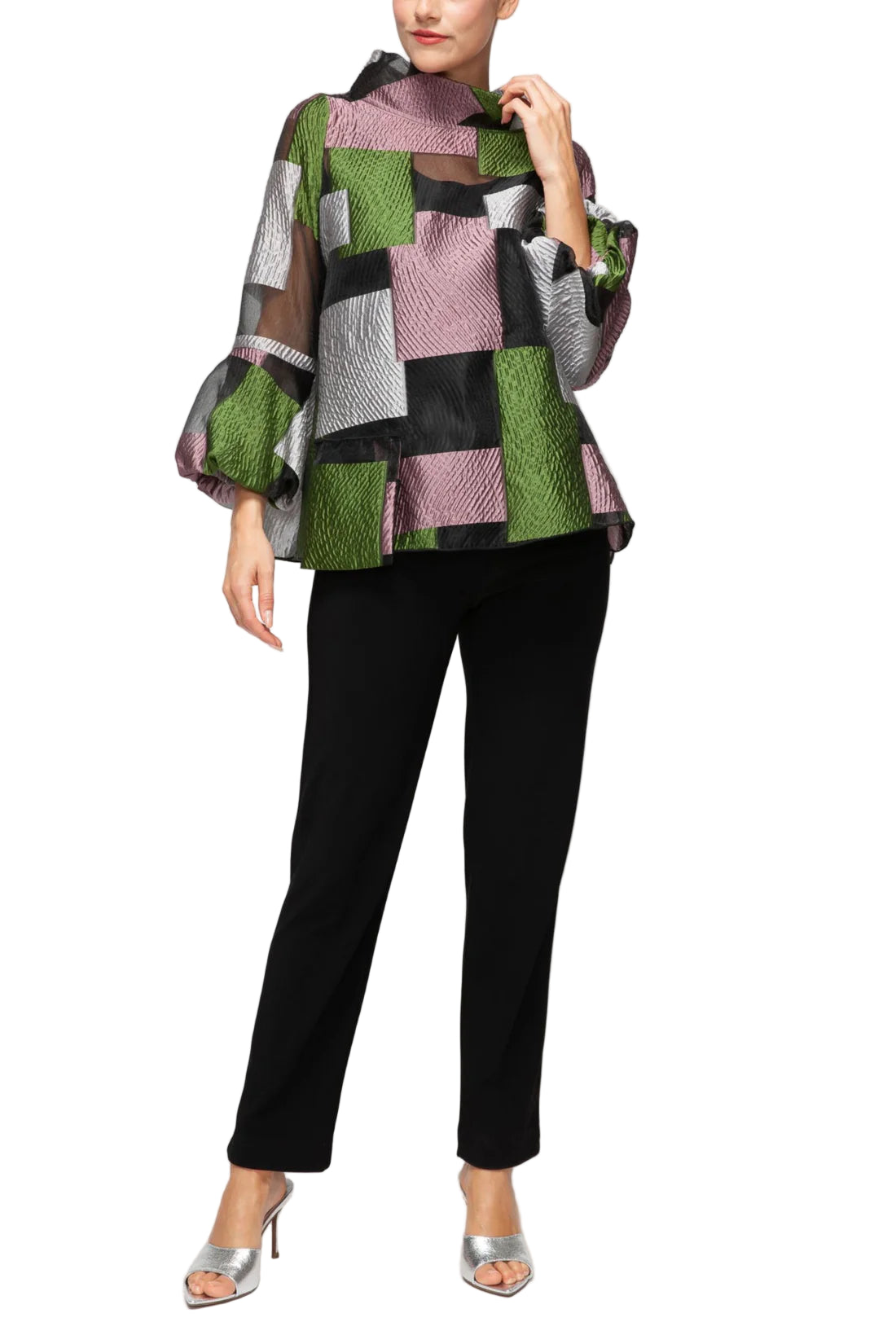 IC Collection Verona Mosaic Top-7596T