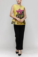 IC Collection Floral Reversible Sleevless Top-7606T