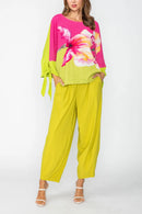 IC Collection Tie Sleeve Tunic-7912T