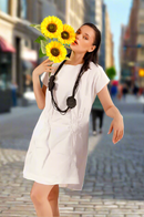Kozan Branco Roberta Dress-BL-1757-BRANCO