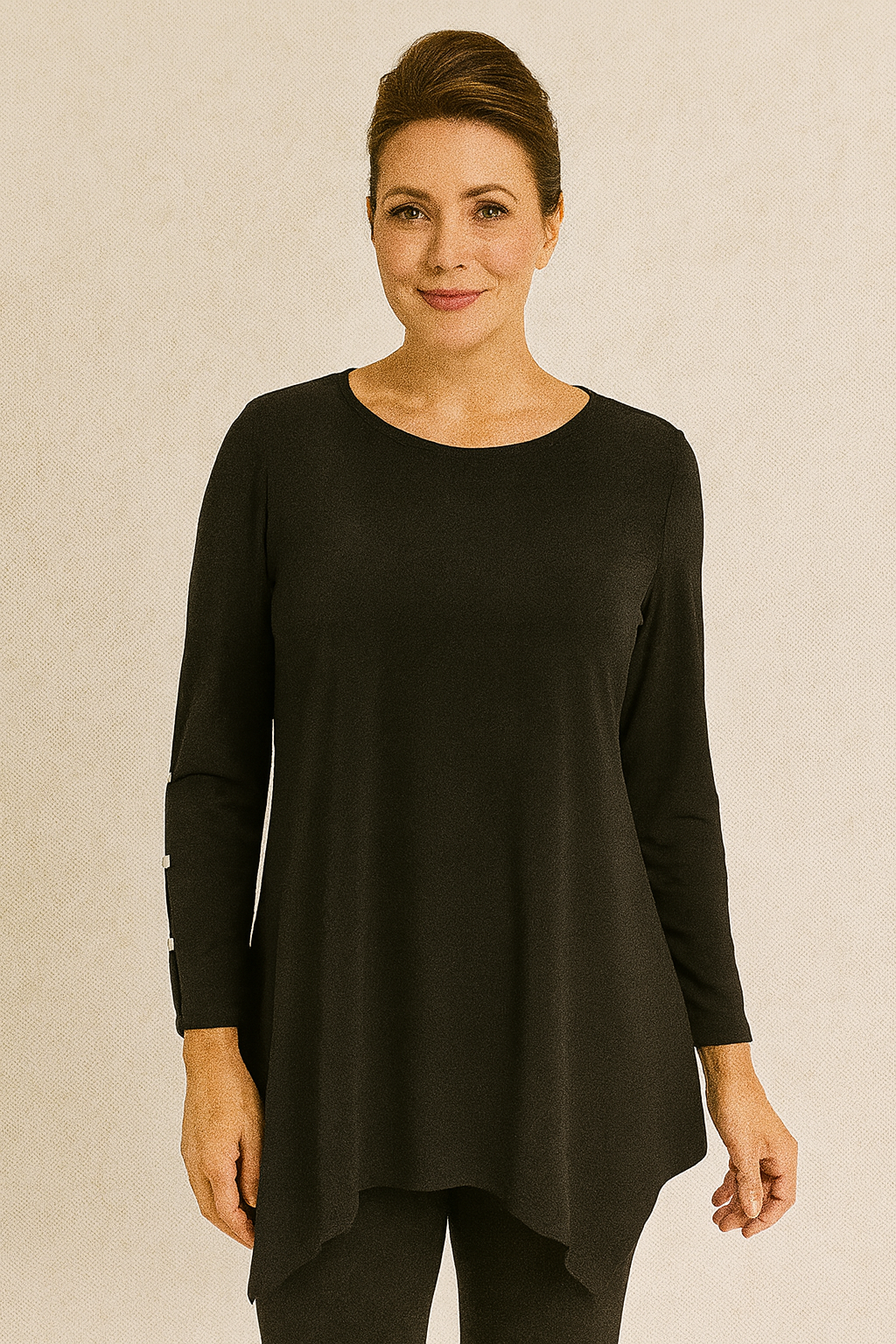 IC Collection Pearl Sleeve Tunic-IC-2011T