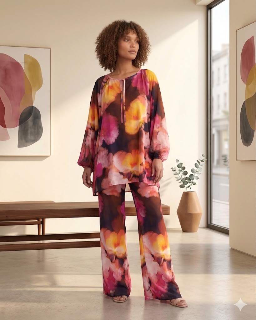 Alembika Eden Blouse, Bloom-RT365B