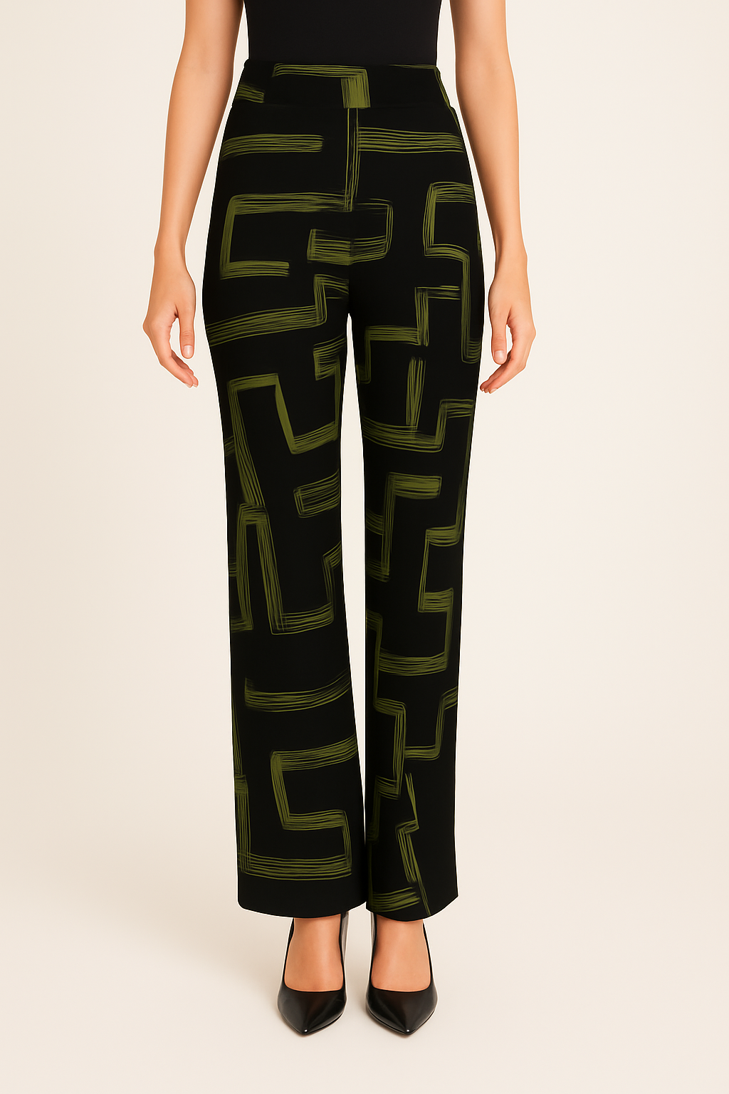 IC Collection Graphic Trendy Pants-IC-5543P