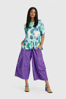 Alembika Swish Wide Cargo Pants, Amethyst- EP318A