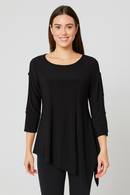 IC Collection Slotted Sleeve Tunic- IC-2990T