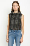 Sun Kim Jacquard Wire Collar Vest-ME155JP