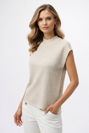 Joseph Ribkoff Sleeveless Knit Top with Iron Detail-254935