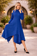 Bubble Cold Shoulder Dress 6452D