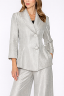 IC Collection Shawl Collar Back Twist Band Jacket-7250J