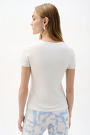 Joseph Ribkoff Silky Knit Fitted T-Shirt-262238