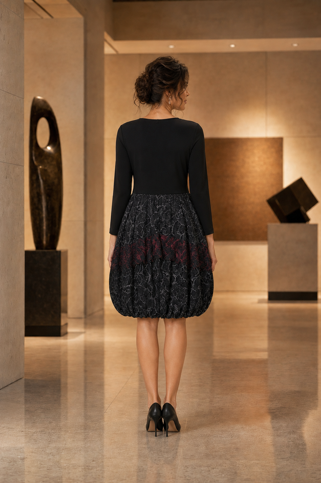 Moonlight Fun Dress-D4082, view 3