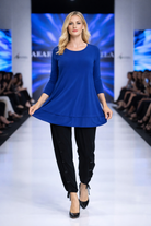 IC Collection Solid Round Neck Tunic | Unique Apparel USA