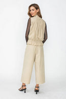 IC Collection Nylon Zip Up Vest - Lightweight Zip Front Jacket Style C6135V