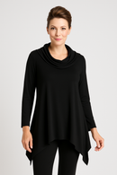 IC Collection Comfy Drape Neck Tunic-IC-3752T