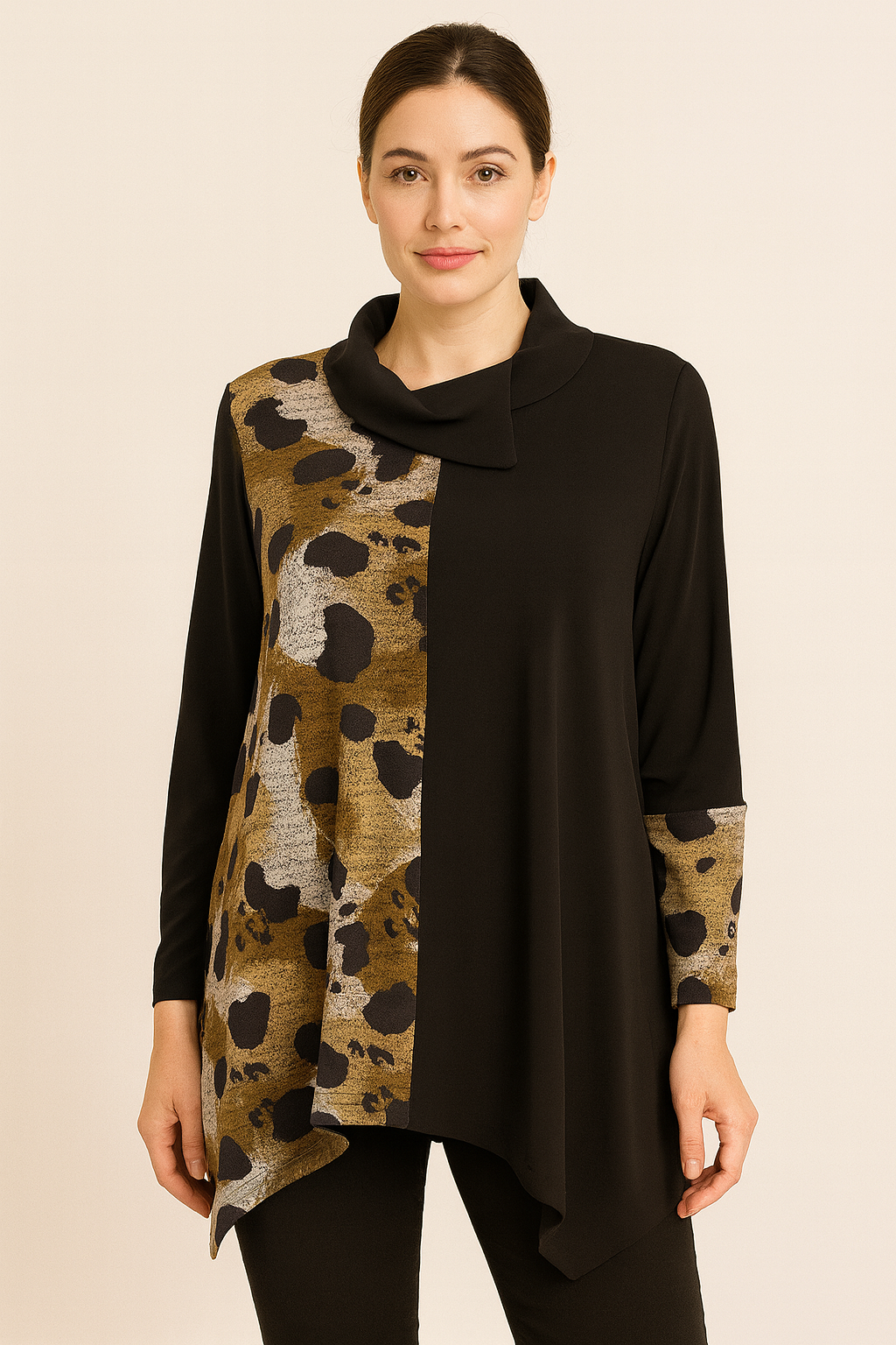 IC Collection Animal Print Tunic-IC-3106T