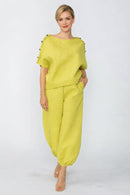 IC Collection Balloon Pants-7694P